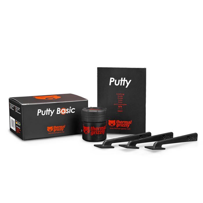 Mastic thermique - THERMAL GRIZZLY - TG Putty Basic - Non conducteur - Application facile - Conductivité modérée