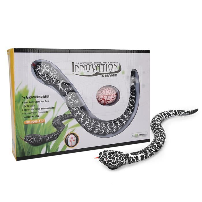 Comparer les prix de TMISHION Jouet faux serpent Jouet Serpent Délicat Faux Serpent Électrique Télécommandé Jouet d'Horreur de Fête pour Enfants