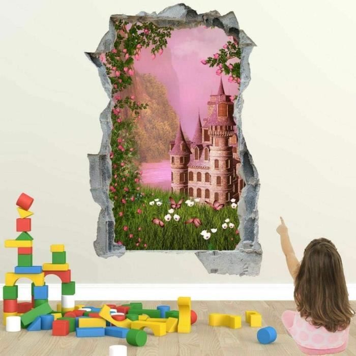 Stickers Muraux Super Brros - Lot De 2, 60x40 Cm, Vinyle PVC, Décoration 3D Pour Chambre Enfant Ou Salon - 5