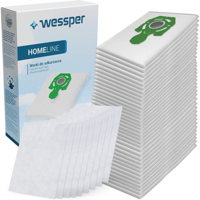 10 Sacchetti Per Aspirapolvere Fakir Prestige 3000 + 2 Microfiltri + 2 Filtri Motore - 2