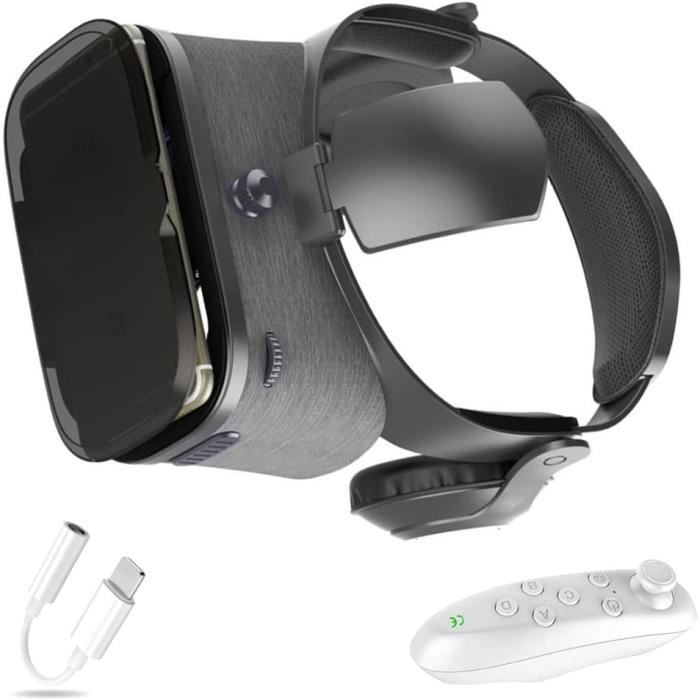 Casque VR Shinecon Pour Smartphone – Réalité Virtuelle 3D – Casque Audio Intégré