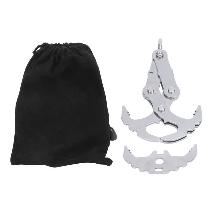 Grappin D'escalade En Acier Inoxydable - Outil De Grimpe Camping - 19x16x16 Cm - Neuf