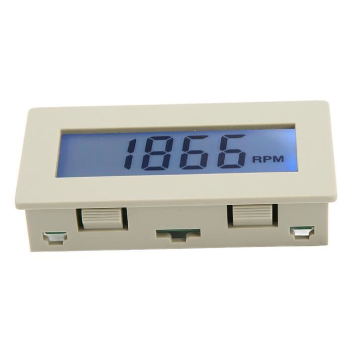 Tachymètre Numérique 220V – Affichage 4 Digits, Plage 10-9999 Tr/min, Pour Moteurs, Ventilateurs - 8