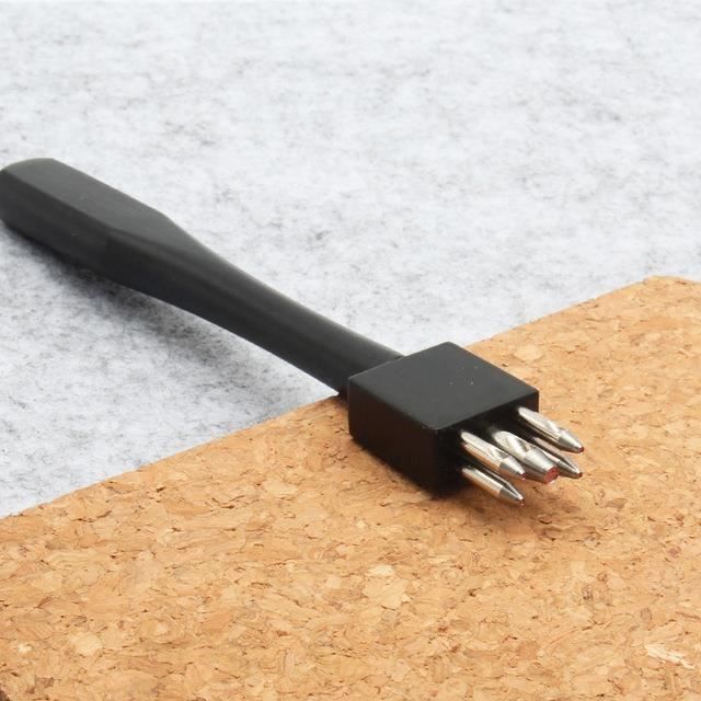 Perforateur En Bois Pour Cuir – Outil De Maroquinerie Occasion – Idéal Pour La Couture Du Cuir