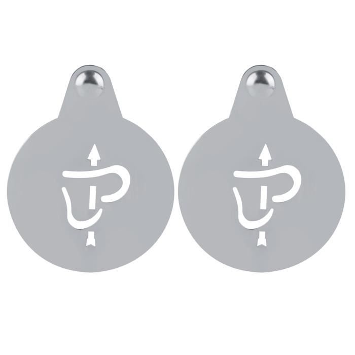 Pochoirs Latte Art En Inox – Gabarits Fleurs Pour Décorer Cappuccino, Mousse De Lait, Facile à Utiliser Et à Nettoyer