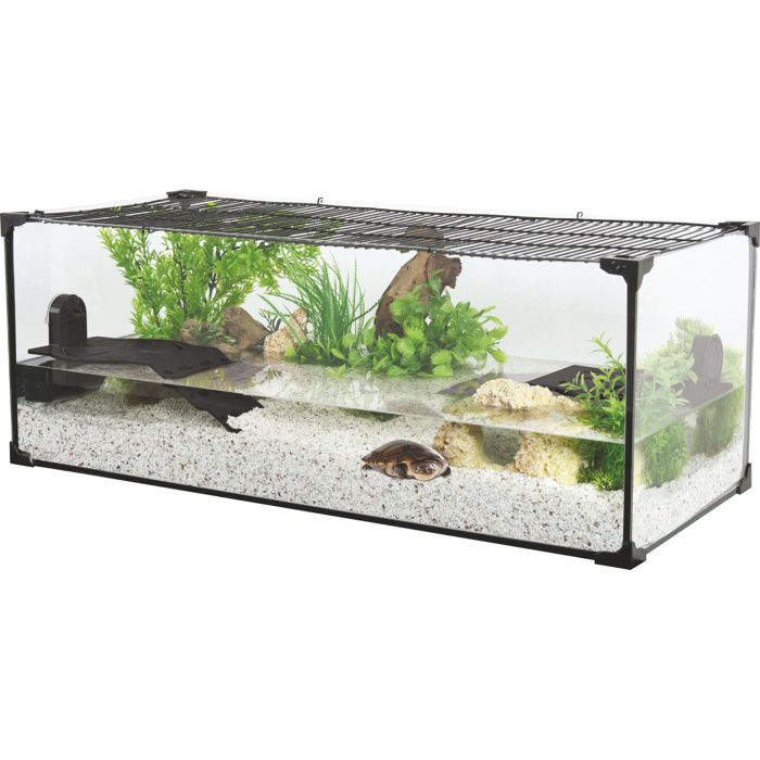Aquarium Tortue Karapas Aqua 80 Pro Noir - Zolux Aquarium Tortue Karapas Aqua 80 Pro Noir - Zolux
