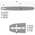 Guide 18 pouces (45 cm) pour tronçonneuse-1