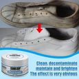 Crème nettoyante pour chaussures blanches Chaussures de sport jetables en toile pour enlever les taches-1