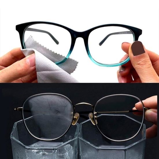 Lingettes Chamoisine anti-buée réutilisable pour lunettes de soleil