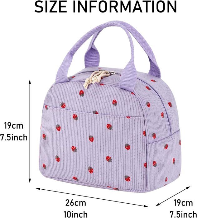 ECO CHIC Sac à déjeuner pliable léger | Sac isotherme résistant à l'eau pour le travail, les pique-niques, la randonnée, le camping et les barbecues (Sauver la planète