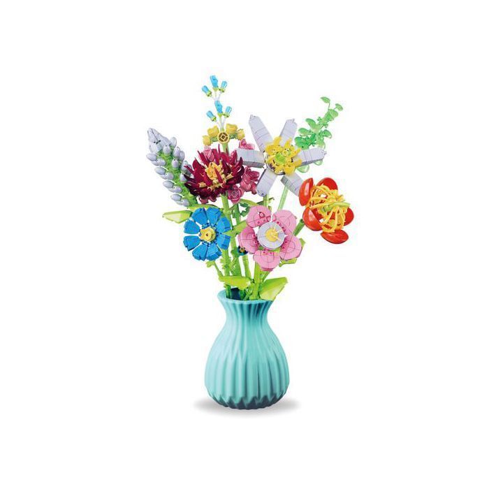 Mini-Briques de Construction de Bouquets Artificiels - 547 Pièces