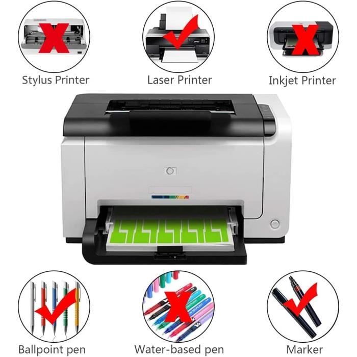 Cable Etiquette,Marquage Cable 720 Pièces Étiquettes Autocollant Étanche Résistant Auto-adhésif Autocollant Pour Marquer Identifier Et Organiser Le Fil Cables