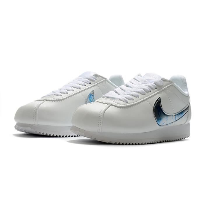 Basket Nike CLASSIC CORTEZ Homme Et Femme Blanc brume bleu