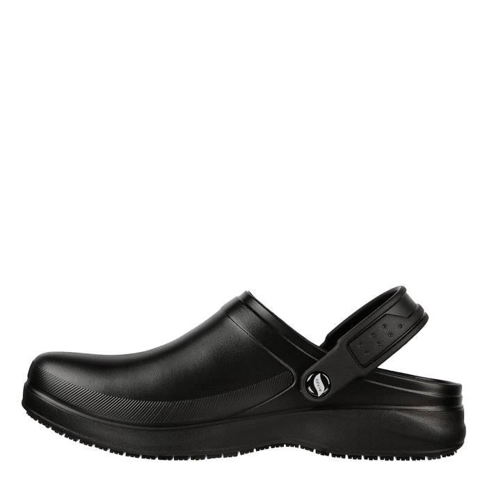 Sabots Hommes Skechers Riverbound Sr Noir Confortable et antiderapant Noir Cdiscount Chaussures