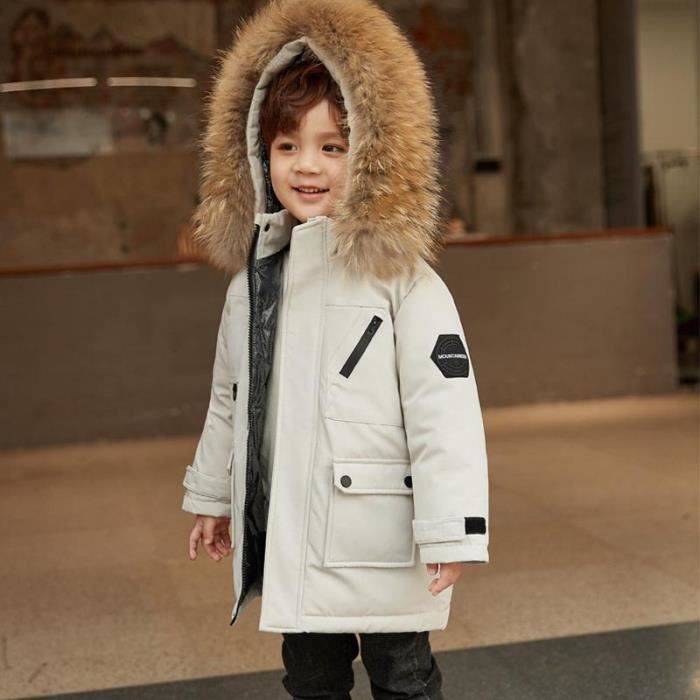 Parka garçon capuche fourrure 2025