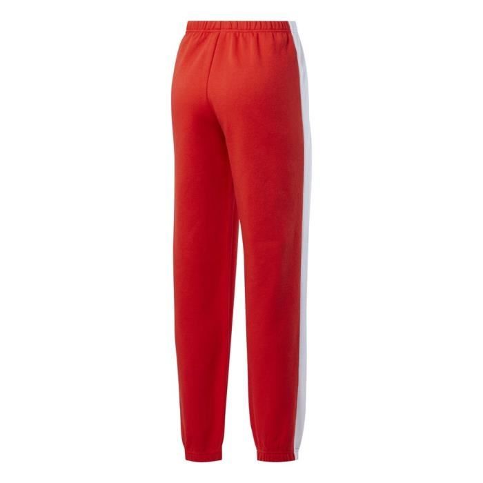 Pantalon Femme Reebok TE Linear Logo FL Rouge Adulte Rouge