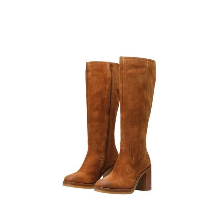 Bottes marron femme clearance daim