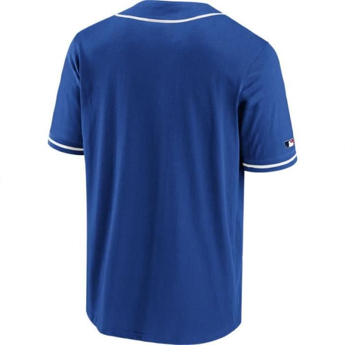 Maillot de Baseball MLB Los Angeles Dodgers Fanatics Franchise Poly Bleu pour Homme Noir S Cdiscount Sport