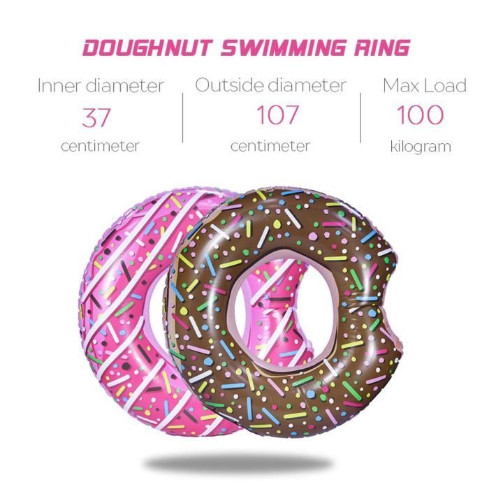 GRAND JUMBO GONFLABLE Beignet Tube Flotteur de Piscine Plage Jouet Lilo