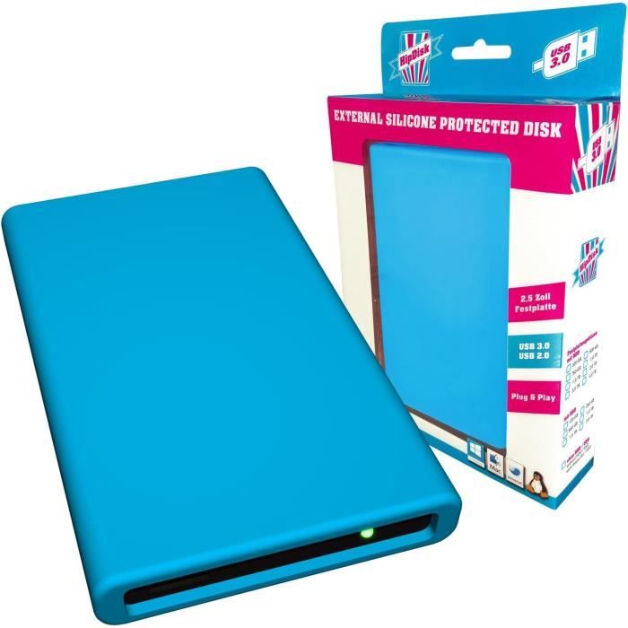 Hipdisk Disque Dur Externe 2,5 Pouces Usb 3.0 En Aluminium Avec Coque ...