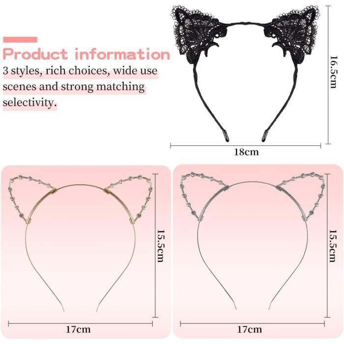 Cat Woman avec oreilles de chat serre-tête Cat Ears + queue de chat costume pour dames/femmes et filles pour le carnaval Cat Woman avec oreilles de chat serre-tête Cat Ears + queue de chat costume pour dames/femmes et filles pour le carnaval