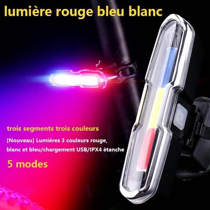 TINGSING Feu Arrière Intelligent Vélo – LED USB-C Rechargeable – Capteur Lumière/frein/vibration – 13 Modes