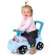 Smoby- La Reine des Neiges - Porteur auto ergonomique - Fonction Trotteur - Coffre à jouets-2