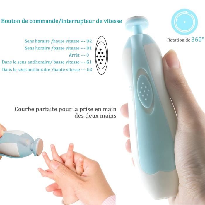 Trimö Coupe-ongles électrique pour bébé BBLÜV, Vente en ligne de Soin bébé
