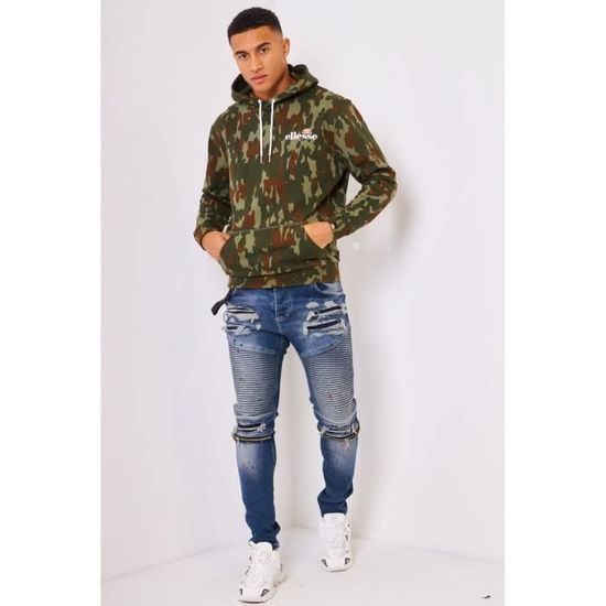 JACK WILLS Pull à capuche graphique pour femme UK 10 Petit coton noir