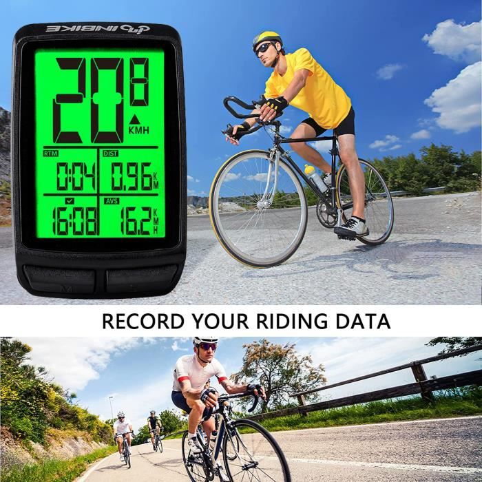 Ordinateur de vélo du compteur kilométrique étanche Compteur compteur de vitesse sans fil Ordinateur de vélo de route - Chine Pièces de vélo, en vélo Ordinateur