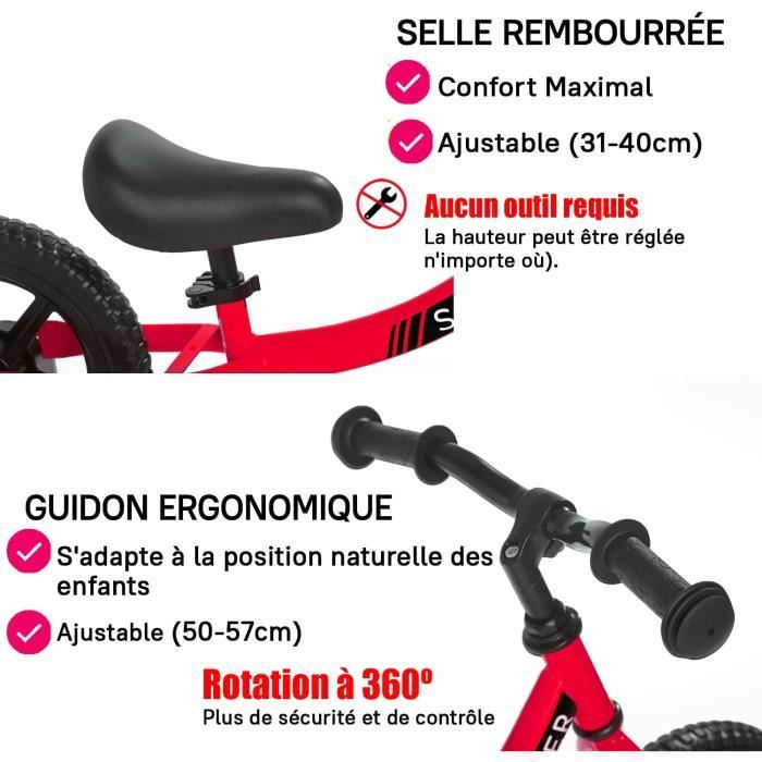 Ventes Flash Noël : Bikestar Draisienne très léger pour enfants garcons