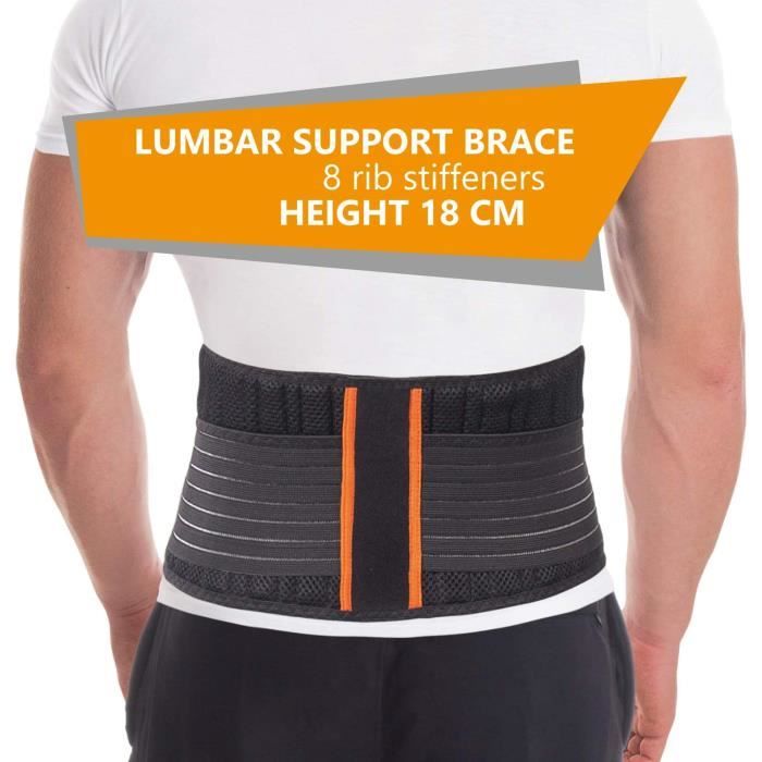 Ceinture Lombaire Dorsale Maintien Soulagement Douleur Soutien Bas