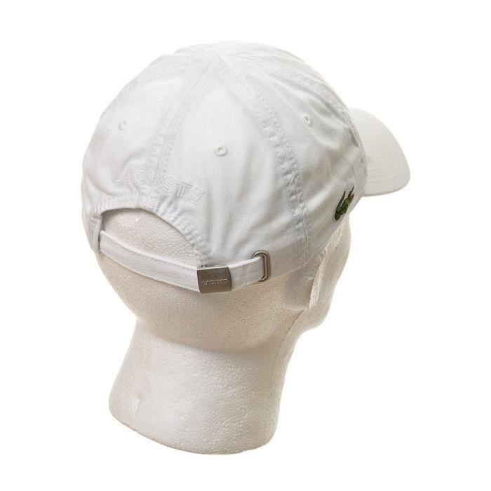 Lacoste Rk9811 Casquette de Baseball Homme Blanc Blanc Fabricant Taille Unique Cdiscount Pret a Porter