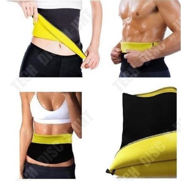 TD Meilleur Ceinture de sudation abdomen homme femme fitness reduction du ventre d minceur shapewear ventre XXXL Cdiscount Sport