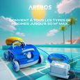AREBOS Robot de piscine automatique | Poolrunner pour piscines jusqu'à max. 50 m³ | Aspirateur de piscine | 2 modes de nettoyage-3