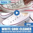 Crème nettoyante pour chaussures blanches Chaussures de sport jetables en toile pour enlever les taches-3