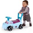 Smoby- La Reine des Neiges - Porteur auto ergonomique - Fonction Trotteur - Coffre à jouets-3