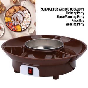 DAY Fondue au chocolat - avec 4 fourchettes - blanc/marron