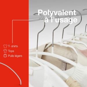 Lot De 3 Cintres Sèche-Pull - Pour Lainage Et Vêtements Délicats