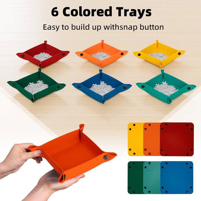Tapis De Puzzle 32 X 22 Pouces Pour 1000 Pièces - Feutre Antiglisse Avec Rangement