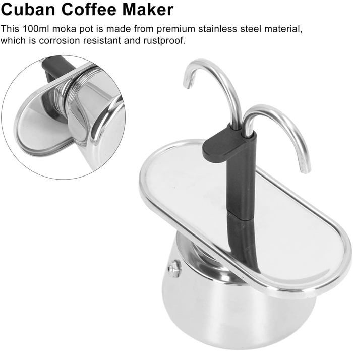 Couvercle Anti-éclaboussures Pour Cafetière – Acier Inoxydable, Valve Anti-éclaboussures, 2x3 Cm