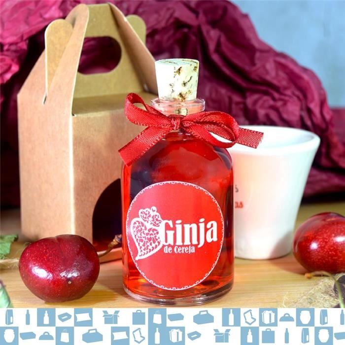 20 Mini Bouteilles Verre 40ml Avec Bouchons Dorés + Boîte - Mignonnettes Pour Alcool, Sauces Ou Cadeaux