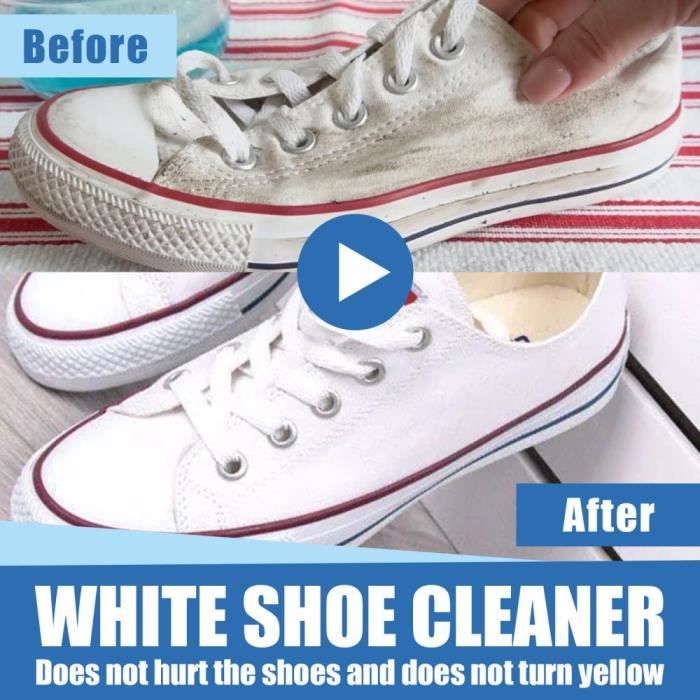 Cr me nettoyante pour chaussures blanches Chaussures de sport