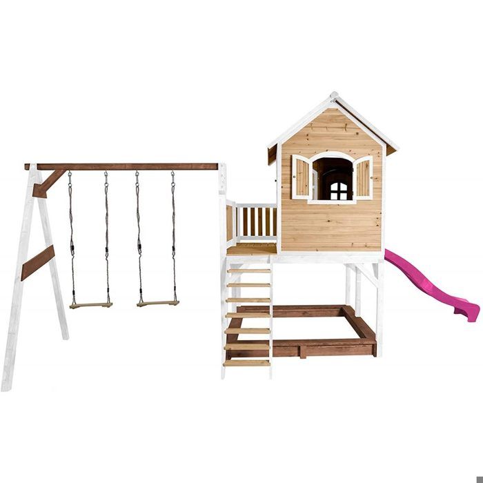 Axi Marc Maison Enfant Avec Bac À Sable & Toboggan Vert | Aire De Jeux Pour L'Extérieur En Marron & Vert | Maisonnette / Cabane De Jeu En Bois Fsc | Leroy Merlin Axi Marc Maison Enfant Avec Bac À Sable & Toboggan Vert | Aire De Jeux Pour L'Extérieur En Marron & Vert | Maisonnette / Cabane De Jeu En Bois Fsc | Leroy Merlin