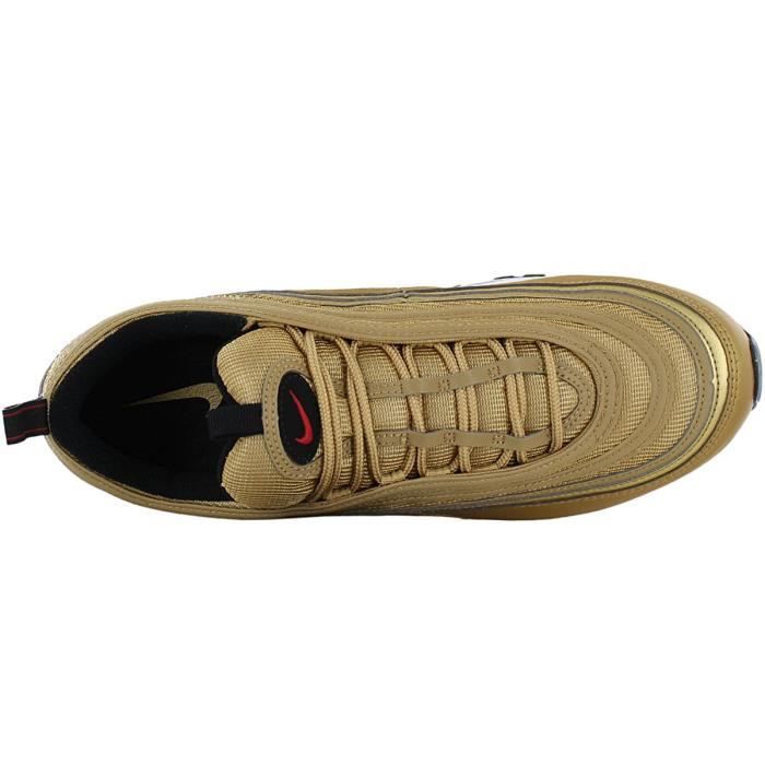 Sneakers Nike Air Max 97 OG Golden Bullet Hommes Jaune Lacets Plat Gold Cdiscount Chaussures