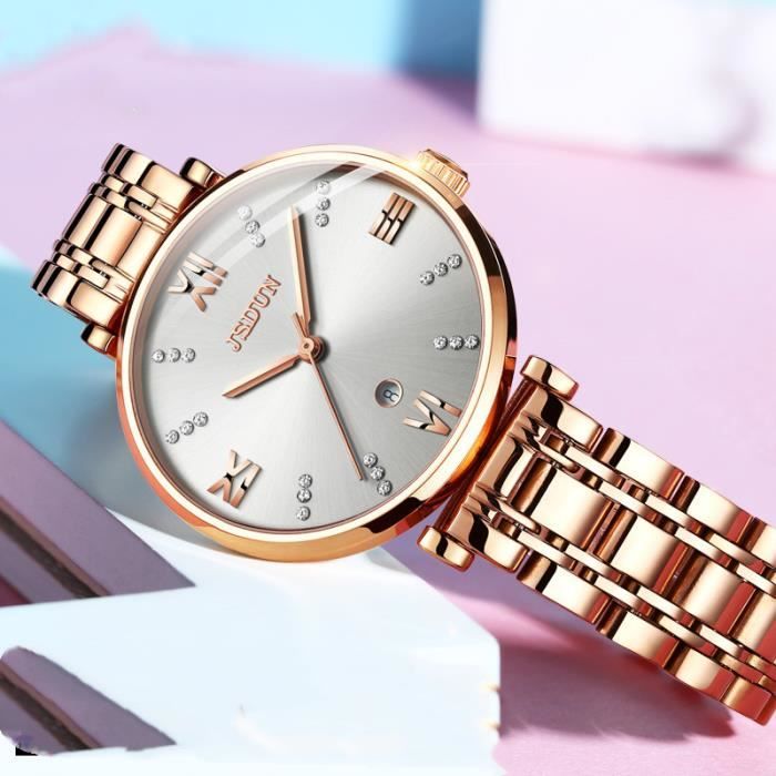 Suisse Montre Femme de marque de Luxe diamants 2021 Quartz date