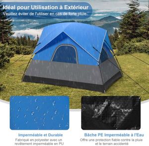 Tapis De Tente Camping, 250 X 400 Cm Tapis De Sol Pour Caravane,Tapis D' Auvent De Camping | Leroy Merlin