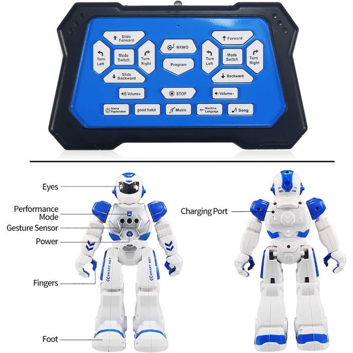 JOUET ROBOT TÉLÉCOMMANDÉ OKK pour enfants parlant dansant rechargeable