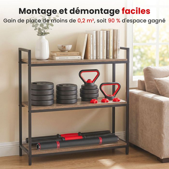 Fed Kit Haltères V2+Barre+Kettlebell 20kg Doré | Traininn