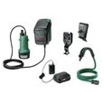 Pompe à eau de pluie - Bosch - GardenPump 18V-2000 - Sur batterie - Jet puissant - Fonction minuterie-0
